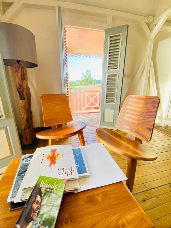 Habitation Baliache - Maison Creole Avec Jardin Privatif, Plage A 200M Deshaies Exterior foto